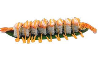 Uramaki vulcano roll