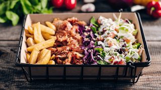 Danie z frytkami "Modro Moja"