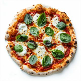 Pizza ricotta e spinaci