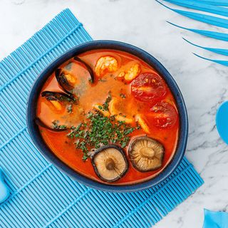 Tom Yam cu Fructe de mare