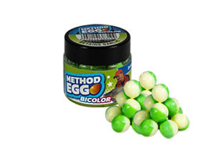 Boilies Benzar Mix Method Egg Bicolor Betaine Garlic 8mm