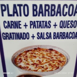 Plato barbacoa