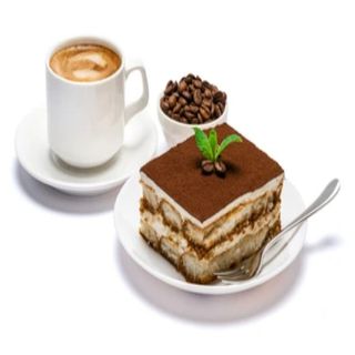 Coffee With Milk + Tiramisú