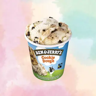 B&J's Barattolo Gelato Cookie Dough con pezzi di biscotto