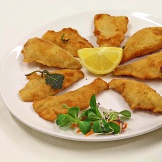 Filetti di persico impanato