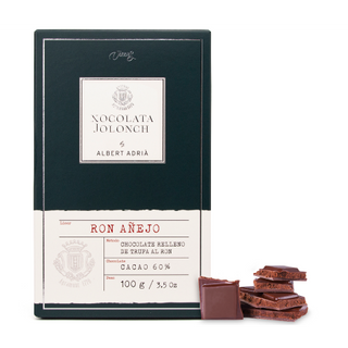 Chocolate relleno de Trufa al Ron Jolonch 100 Gr.