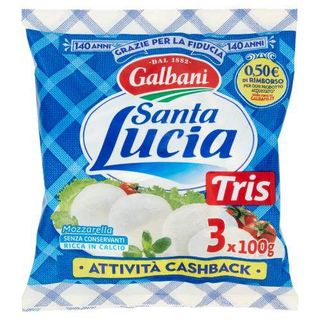Galbani Santa Lucia Tris Mozzarella 3 X 100 G - 0062208