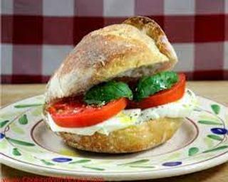 Panino alla caprese