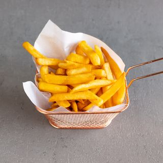Pomfrit i ketchup