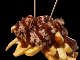 Patatine con pulled pork