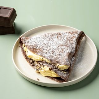 Clatita cu nutella si crema de vanilie