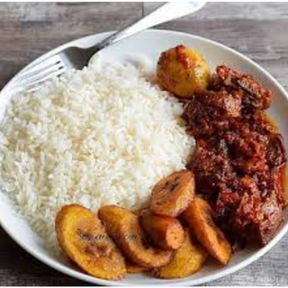 White Rice & Sauce (Ata Din Din)