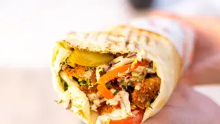 Duży falafel rollo