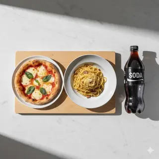 Oferta Mediana Con Pasta