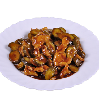 52. Пържено пилешко с кисели краставички (400г)