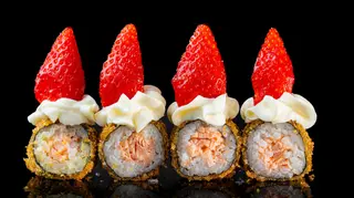 161. Ichigo maki fritto 4 pezzi