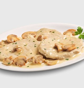 Scaloppine pollo e funghi