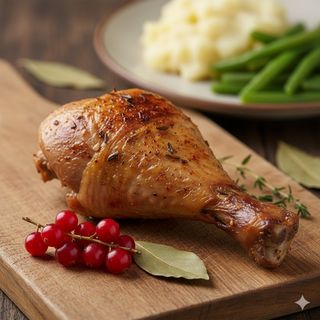 Coscia di tacchino  con patate