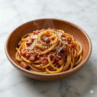 Bucatini all'amatriciana