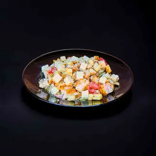 Vegan Tofu Caesar Salad