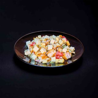 Vegan Tofu Caesar Salad