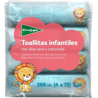 El Corte Ingles Toallitas Infantiles Con Aloe Vera Y Camomila Pack 4 Carga01 72C12