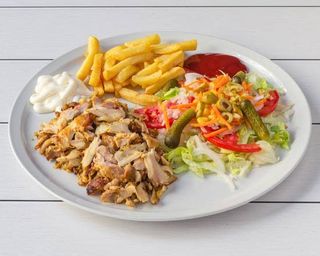 Plato combinado de Shawerma