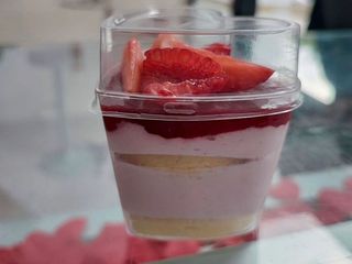 Vaso de Frutos Rojos San Valentine