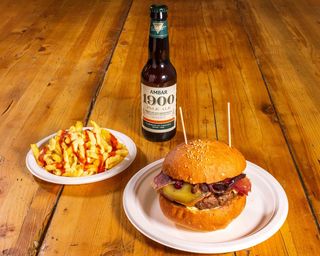 Shiitake Burger Menú