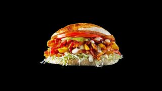 Gyros pe vatra vitel si curcan