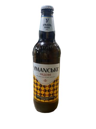 Пиво Умань  Вайзбург Медове(0.5л Скло)