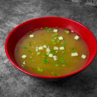 Sopa  miso japonesa 