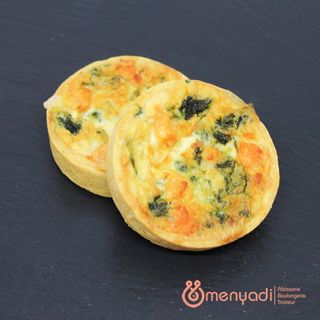 QUICHE AU SAUMON & EPINARDS