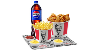 9 Крылышек + 9 Стрипсов Комбо