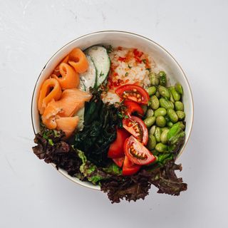 Боул с семгой