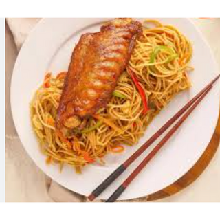 Stir fry spagetti & turkey