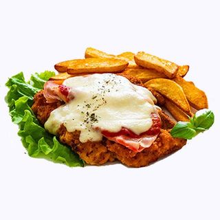 Milanesa de ternera a la napolitana