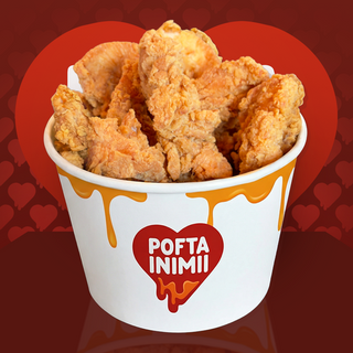 Bucket 12 crispy cu cartofi