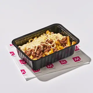 Patatas Con Carne y Queso