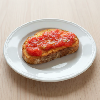 Tostada Con Aceite Y Tomate