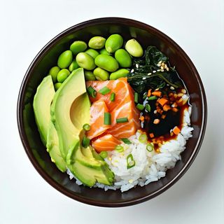 Poke salmon