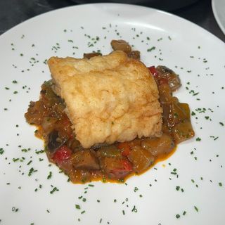 Bacalao con Samfaina