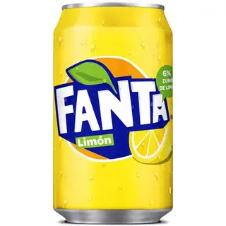 Fanta Limón lata 330ml.