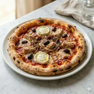 Pizza Clásica Caramelizada (28 Cm.)