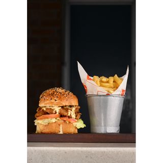 Chicken Square Burger Meal
