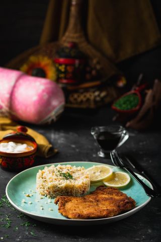 შნიცელი გარნირით