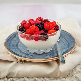 Panna cotta ai frutti di bosco