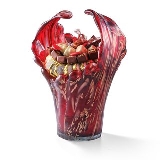 Vase Murano Rouge Gm