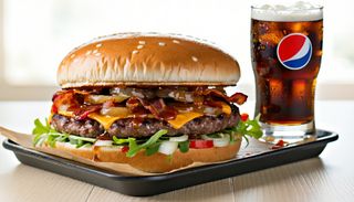 Combo Cheer's burger + Cartofi + Coca Cola
