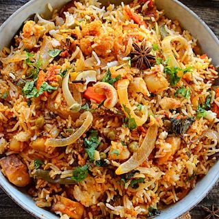 Vegetable Biryani (Vegan Option)